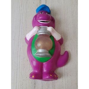 Barney AS IS train conductor lantern wall plug cover‎ figure